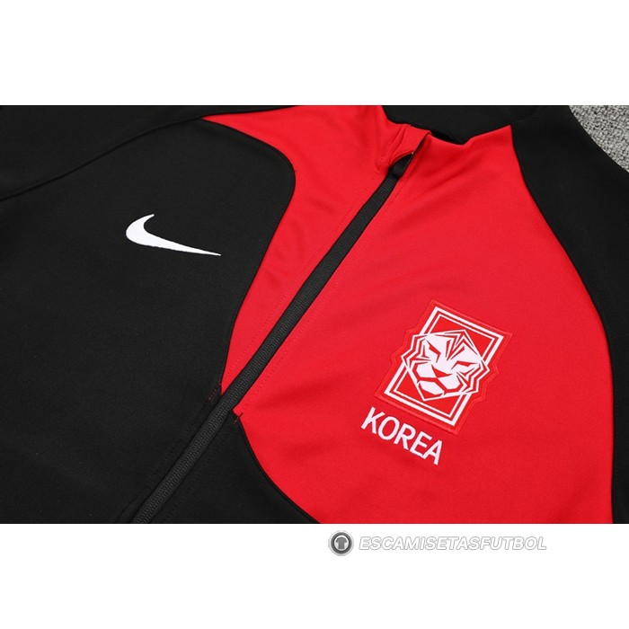 Chaqueta del Corea del Sur 2022-23 Negro y Rojo